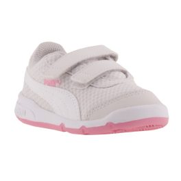 PUMA világos szürke/rózsaszín 2 tépős textil sportcipő   PUMA világos szürke/rózsaszín 2 tépős textil sportcipő