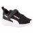 PUMA FLYER RUNNER V PS fekete-fehér-rózsaszín tépőzáras-gumifűzős lány sportcipő