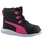 PUMA FUN RACER fekete/rózsaszín téli cipő