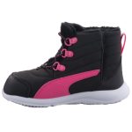 PUMA FUN RACER fekete/rózsaszín téli cipő