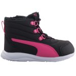 PUMA FUN RACER fekete/rózsaszín téli cipő