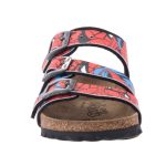 BIRKIS 4 csatos piros/kék PÓKEMBERES bio gyerek szandál