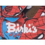 BIRKIS 4 csatos piros/kék PÓKEMBERES bio gyerek szandál