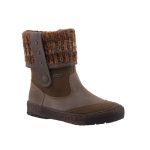 Drapp mustár KÖTÖTT GALLÉROS cipzáras SympaTex (vízálló) Siesta-Richter csizma