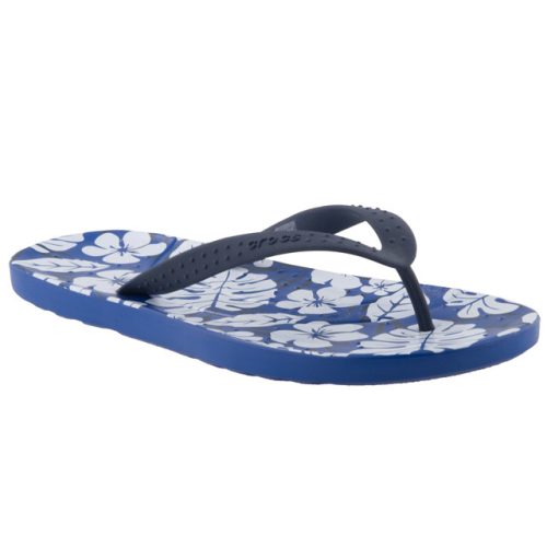 CROCS CHAWAII TROPICAL PRINT kék papucs