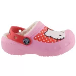CROCS HELLO KITTY rózsa/piros BUNDÁS papucs