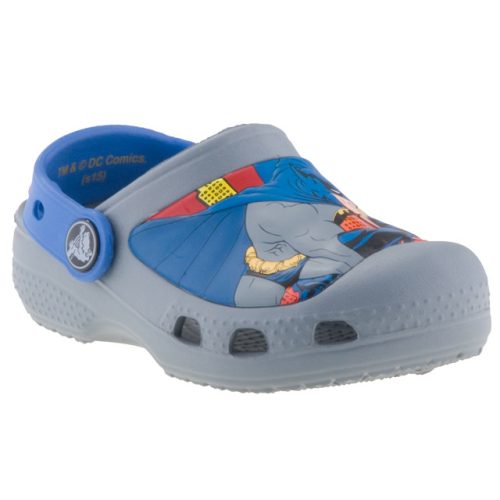 CROCS BATMAN szürke/kék/piros papucs