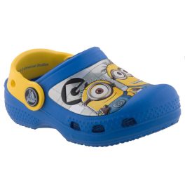CROCS MINYONOK kék-citromsárga FLUORESZKÁLÓ papucs CROCS MINYONOK kék-citromsárga FLUORESZKÁLÓ papucs
