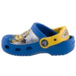 CROCS MINYONOK kék-citromsárga FLUORESZKÁLÓ papucs