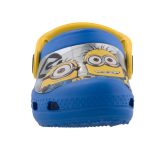 CROCS MINYONOK kék-citromsárga FLUORESZKÁLÓ papucs