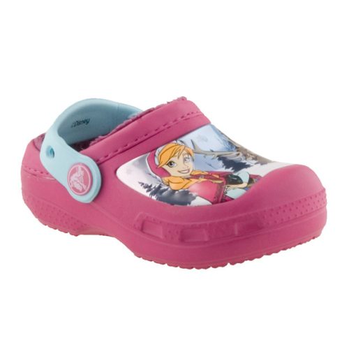 CROCS FROZEN LINED CLOG málna/v.kék BUNDÁS papucs