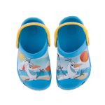 CROCS OLAF CLOG világoskék/citrom papucs