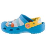 CROCS OLAF CLOG világoskék/citrom papucs