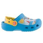 CROCS OLAF CLOG világoskék/citrom papucs