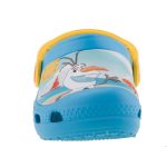 CROCS OLAF CLOG világoskék/citrom papucs