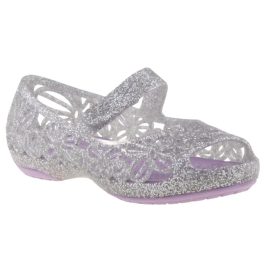 CROCS ISABELLA tépős lila/ezüst CSILLOGÓS balerina víziszandi   CROCS ISABELLA tépős lila/ezüst CSILLOGÓS balerina víziszandi
