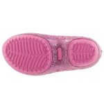 CROCS ISABELLA tépős málna CSILLOGÓS balerina víziszandi