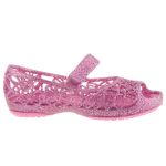 CROCS ISABELLA tépős málna CSILLOGÓS balerina víziszandi