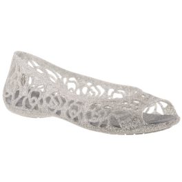 CROCS ISABELLA szürke/ezüst CSILLOGÓS balerina víziszandi   CROCS ISABELLA szürke/ezüst CSILLOGÓS balerina víziszandi