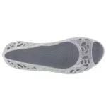 CROCS ISABELLA szürke/ezüst CSILLOGÓS balerina víziszandi