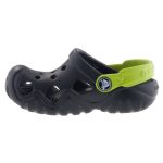 CROCS SWIFTWATER CLOG fekete/zöld papucs