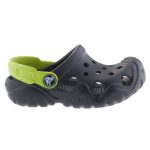 CROCS SWIFTWATER CLOG fekete/zöld papucs