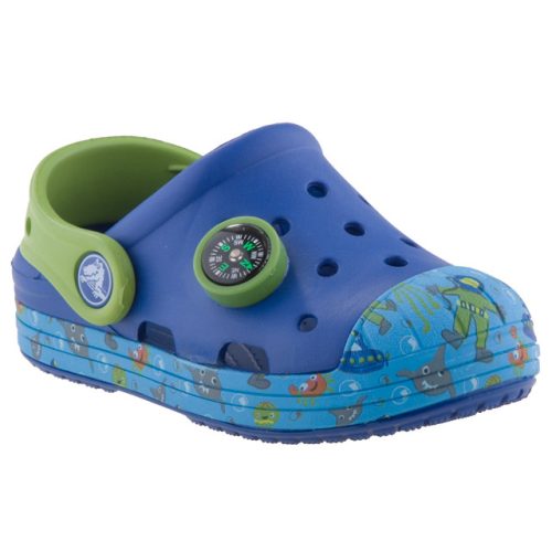 CROCS BUMP IT CLOG SEA LIFE kék/zöld BÚVÁROS papucs