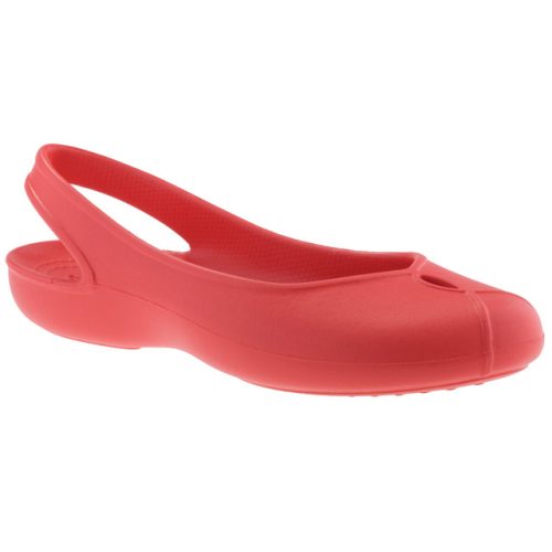 CROCS OLIVIA II FLAT tűzpiros belebújós balerina