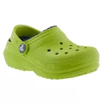 CROCS CLASSIC LINED CLOG zöld/kék BUNDÁS papucs