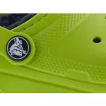 CROCS CLASSIC LINED CLOG zöld/kék BUNDÁS papucs
