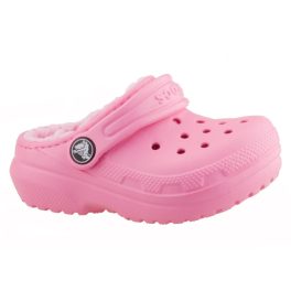 CROCS CLASSIC LINED CLOG rózsaszín BUNDÁS papucs CROCS CLASSIC LINED CLOG rózsaszín BUNDÁS papucs