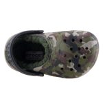 CROCS CLASSIC LINED GRAPHIC zöld KATONA MINTÁS BUNDÁS papucs