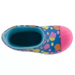 CROCS BUMP IT BOOT kék/ciklámen KAGYLÓS ORRVÉDŐS esőcsizma