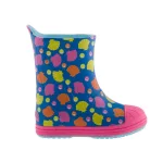 CROCS BUMP IT BOOT kék/ciklámen KAGYLÓS ORRVÉDŐS esőcsizma