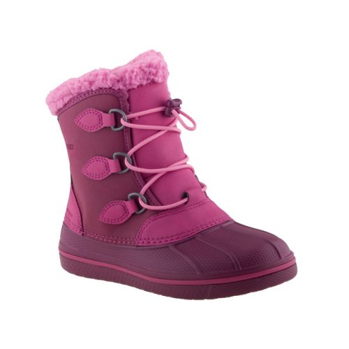 CROCS ALLCAST II BOOT bordó/málna GUMIS ÖSSZEHÚZÓS BUNDÁS hótaposó 