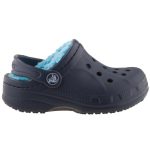 CROCS WINTER CLOG navy kék/világoskék BUNDÁS papucs