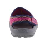 CROCS SWIFTWATER SANDAL tépőzáras málna/kék/szürke orrvédős gyerek viziszandál