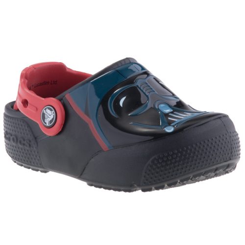 CROCS FUNLAB LIGHTS fekete-bordó DARTH VADER VILLOGÓ papucs