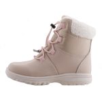 Columbia Youth Moritza bézs-rózsaszín összehúzós VÍZÁLLÓ lány téli bakancs