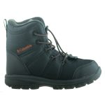 Columbia Youth Fairbanks Omni-Heat fekete összehúzós VÍZÁLLÓ magasszárú téli bakancs