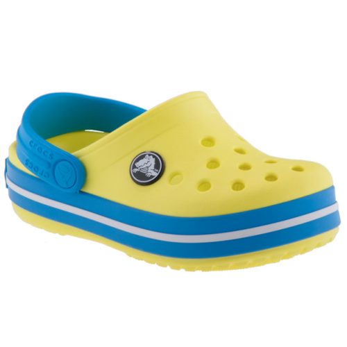 CROCS CROCBAND CLOG neonsárga/kék pántos papucs