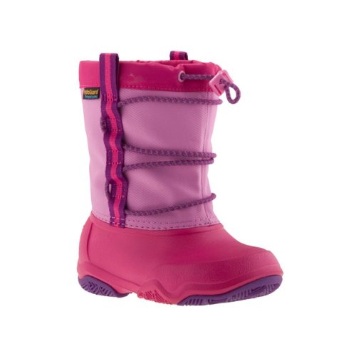 CROCS SWIFTWATER WATERPROOF málna/rózsa VÍZÁLLÓ hótaposó