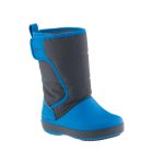 CROCS LODGEPOINT SNOW BOOT tengerkék-szürke FÉNYVISSZAVERŐS hótaposó csizma