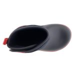 CROCS LODGEPOINT SNOW BOOT sötétkék-szürke-piros FÉNYVISSZAVERŐS hótaposó csizma