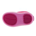 CROCS Lodgepoint Snow Boot rózsaszín-málna FÉNYVISSZAVERŐS hótaposó csizma