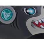 CROCS SHARKS LIGHTS CLOG fekete/szürke LEDES VILLOGÓ pántos papucs