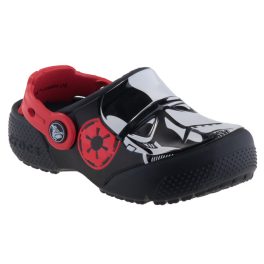 CROCS STORMTROOPER fekete/fehér/piros FLUORESZKÁLÓ pántos papucs   CROCS STORMTROOPER fekete/fehér/piros FLUORESZKÁLÓ pántos papucs