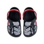 CROCS STORMTROOPER fekete/fehér/piros FLUORESZKÁLÓ pántos papucs