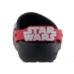 CROCS STORMTROOPER fekete/fehér/piros FLUORESZKÁLÓ pántos papucs