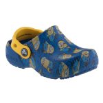 CROCS MINIONS kék/sárga hátul pántos papucs